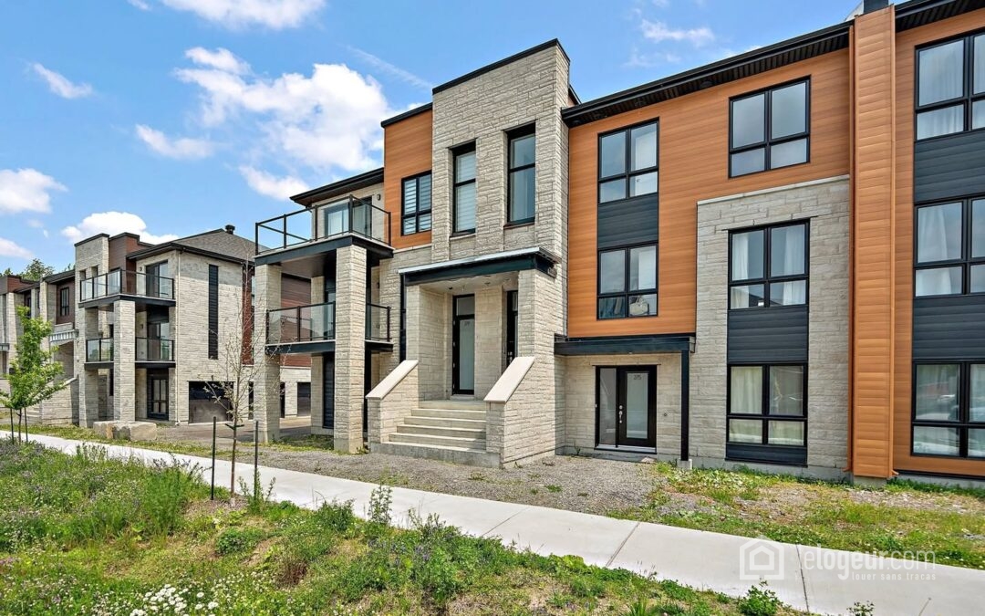 PROJET QUAI DE LA GARE STE-ROSE  Grand 4 1/2, 2 Salle de Bain , Garage, Neuf